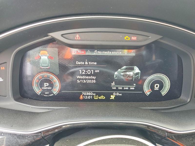 2021 Audi Q8 მანქანა იყიდება აუქციონზე, vin: WA1BVAF11MD037213, აუქციონის ნომერი: 53601526