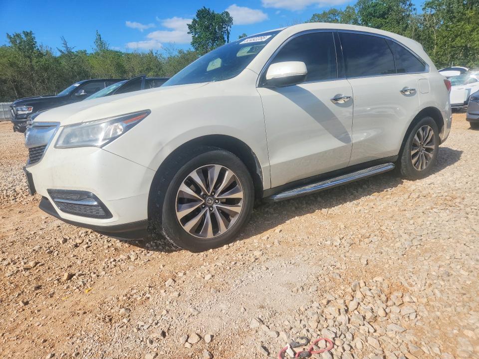 52492266 :رقم المزاد ، 5FRYD4H4XGB062117 vin ، 2016 Acura Mdx مزاد بيع