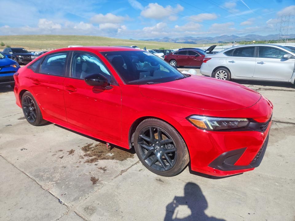 54814006 :رقم المزاد ، 2HGFE2F5XNH557593 vin ، 2022 Honda Civic مزاد بيع