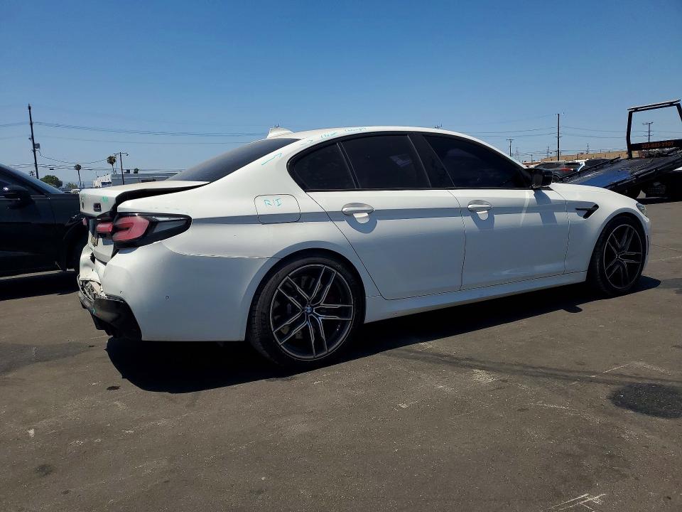54163386 :رقم المزاد ، WBS83CH00MCF82410 vin ، 2021 Bmw M5 مزاد بيع