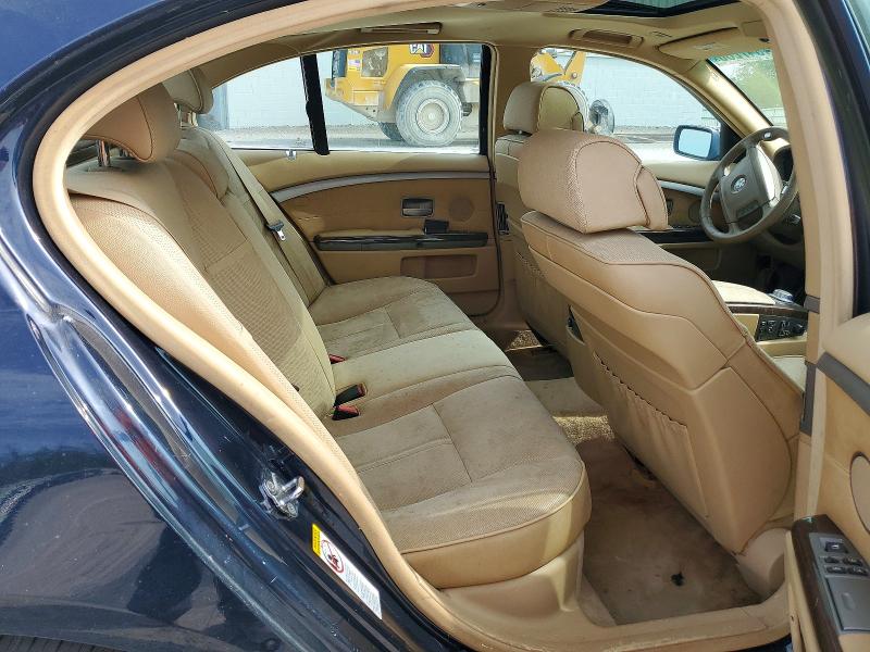 2006 Bmw 750 მანქანა იყიდება აუქციონზე, vin: WBAHL83576DT02058, აუქციონის ნომერი: 54547236