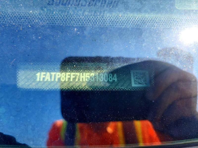Продажа на аукционе авто 2017 Ford Mustang, vin: 1FATP8FF7H5313084, номер лота: 53039196