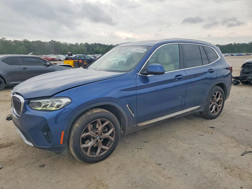2022 Bmw X3 მანქანა იყიდება აუქციონზე, vin: 5UX53DP08N9K66815, აუქციონის ნომერი: 51661516