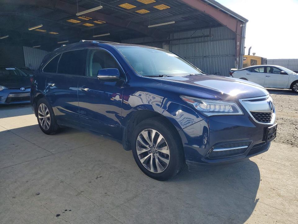 52852046 :رقم المزاد ، 5FRYD4H41GB009628 vin ، 2016 Acura Mdx مزاد بيع