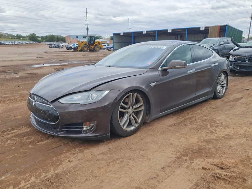2012 Tesla Model S მანქანა იყიდება აუქციონზე, vin: 5YJSA1DP9CFP02696, აუქციონის ნომერი: 54202686