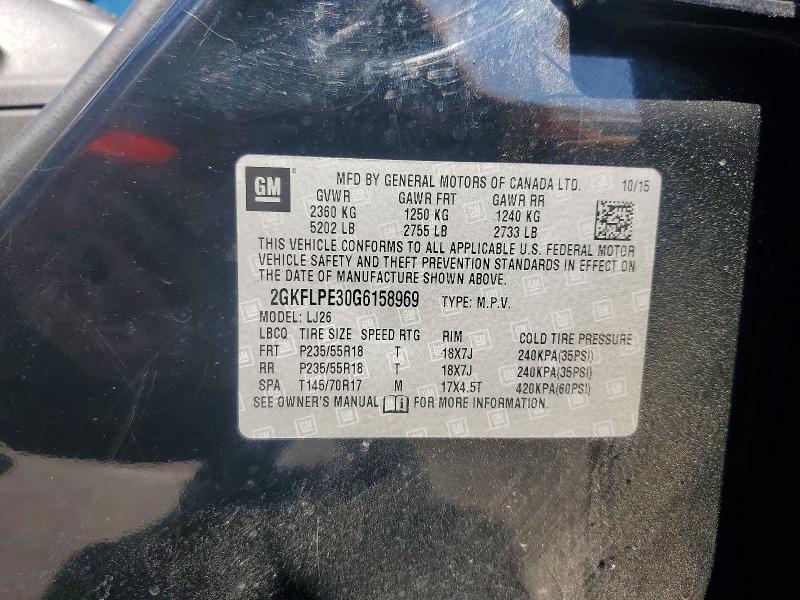 Продажа на аукционе авто 2016 Gmc Terrain, vin: 2GKFLPE30G6158969, номер лота: 53948396