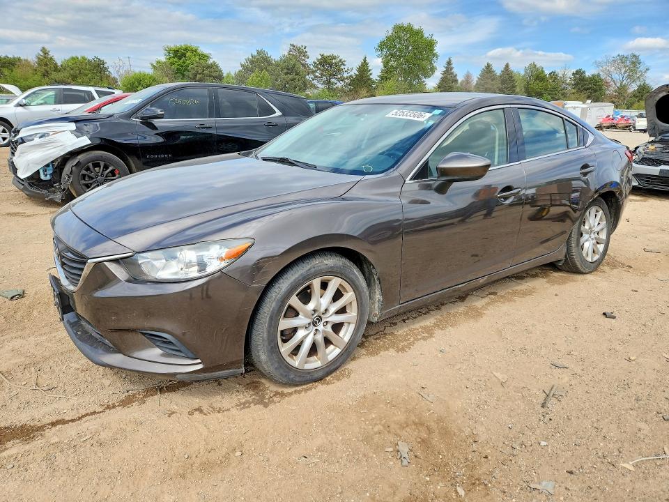 2016 Mazda 6 მანქანა იყიდება აუქციონზე, vin: JM1GJ1U52G1461065, აუქციონის ნომერი: 52533506