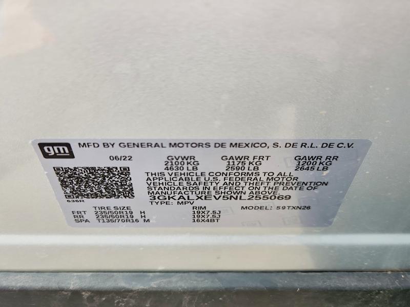 Продажа на аукционе авто 2022 Gmc Terrain, vin: 3GKALXEV5NL255069, номер лота: 52454686