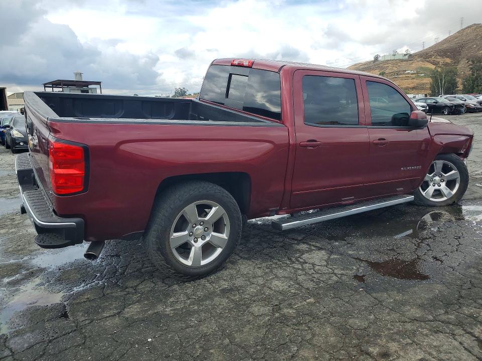 52593676 :رقم المزاد ، 3GCPCREC1HG115498 vin ، 2017 Chevrolet Silverado مزاد بيع