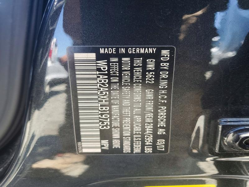 Продажа на аукционе авто 2017 Porsche Macan, vin: WP1AB2A5XHLB19753, номер лота: 52541336