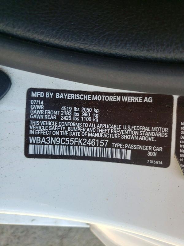 Продажа на аукционе авто 2015 Bmw 428, vin: WBA3N9C55FK246157, номер лота: 52265516