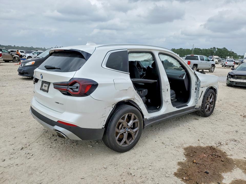 2022 Bmw X3 მანქანა იყიდება აუქციონზე, vin: 5UX43DP05N9K48087, აუქციონის ნომერი: 52310756