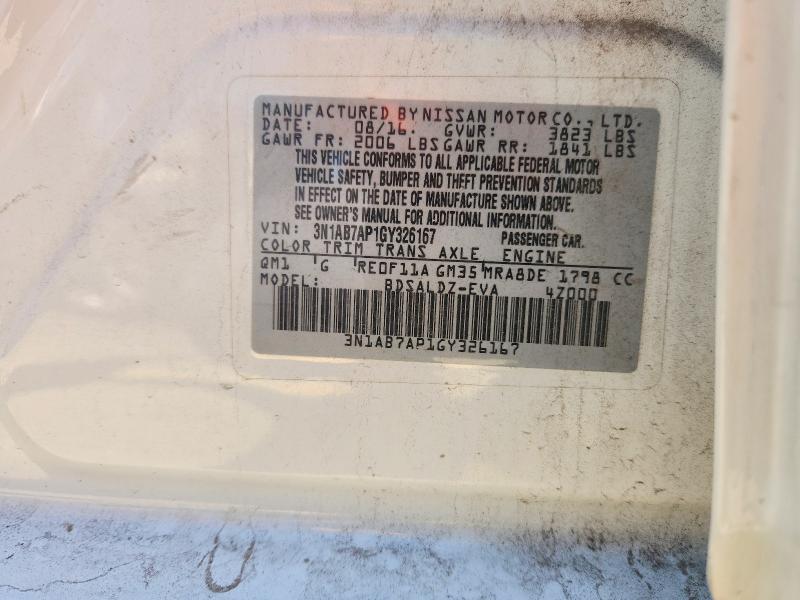 Aukcja sprzedaży 2016 Nissan Sentra, vin: 3N1AB7AP1GY326167, numer aukcji: 51916446