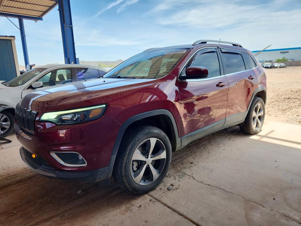 53848526 :رقم المزاد ، 1C4PJMDNXKD224722 vin ، 2019 Jeep Cherokee مزاد بيع