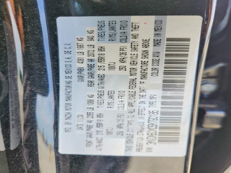 54899826 :رقم المزاد ، 3MVDMBCM0SM790186 vin ، 2025 Mazda Cx-30 مزاد بيع