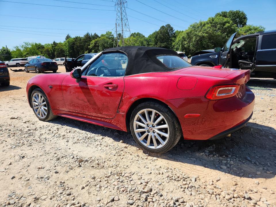 2018 Fiat 124 Spider მანქანა იყიდება აუქციონზე, vin: JC1NFAEK3J0138912, აუქციონის ნომერი: 52224676