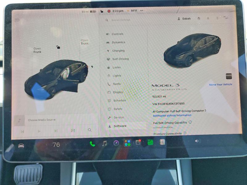 Продажа на аукционе авто 2019 Tesla Model 3, vin: 5YJ3E1EA5KF317850, номер лота: 54476996