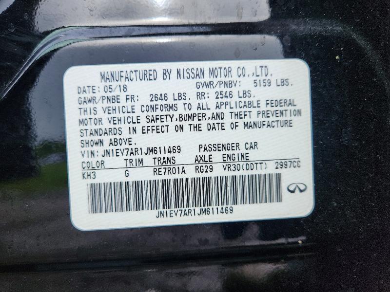 Продажа на аукционе авто 2018 Infiniti Q50, vin: JN1EV7AR1JM611469, номер лота: 52095816