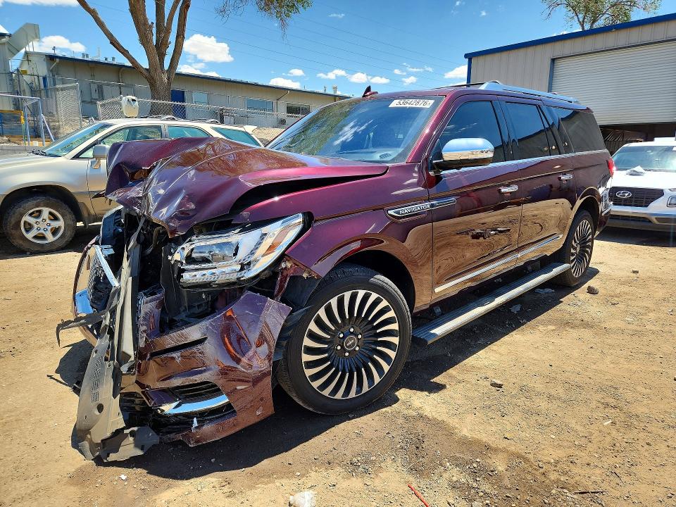 53642876 :رقم المزاد ، 5LMJJ3TT9KEL16682 vin ، 2019 Lincoln Navigator مزاد بيع