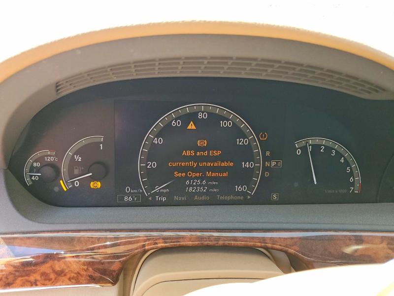 Aukcja sprzedaży 2007 Mercedes-benz S, vin: WDDNG71X87A039080, numer aukcji: 54118246