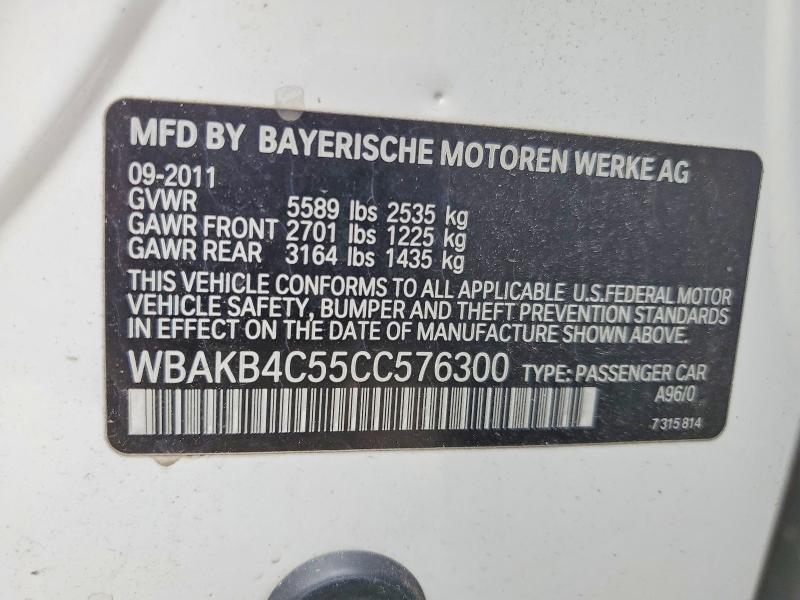 Продаж на аукціоні авто 2012 Bmw 740, vin: WBAKB4C55CC576300, номер лоту: 51952436