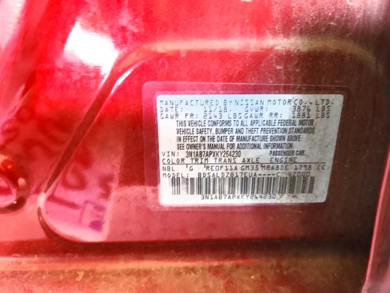 Aukcja sprzedaży 2019 Nissan Sentra, vin: 3N1AB7APXKY264230, numer aukcji: 53753866