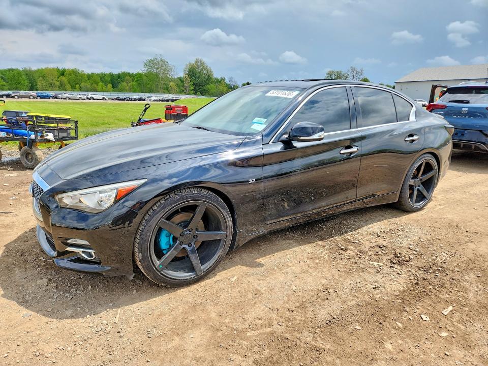 2015 Infiniti Q50 მანქანა იყიდება აუქციონზე, vin: JN1BV7AP3FM338592, აუქციონის ნომერი: 53101636