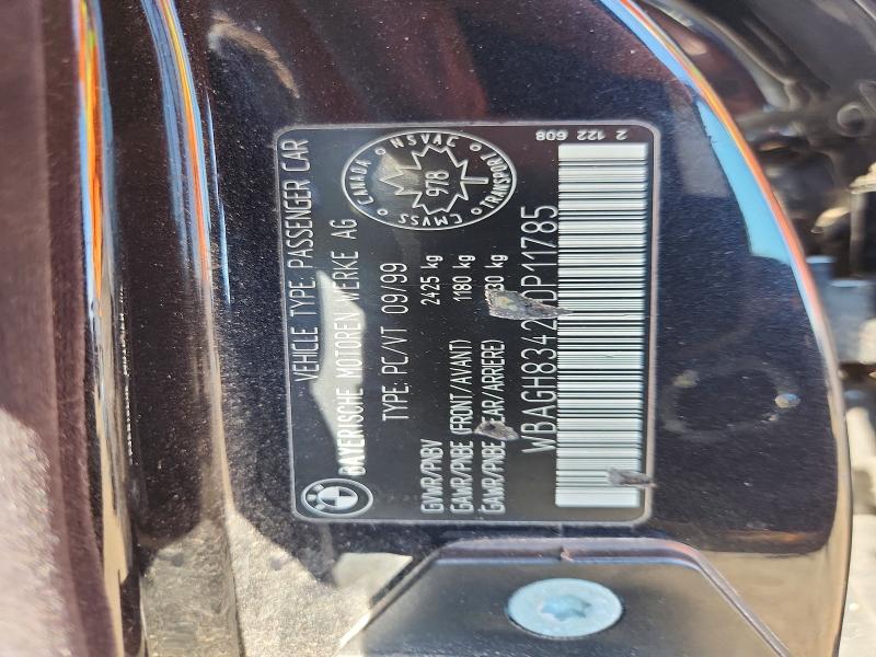 Aukcja sprzedaży 2000 Bmw 740, vin: WBAGH8342YDP11785, numer aukcji: 55142286