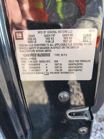 Aukcja sprzedaży 2011 Gmc Acadia, vin: 1GKKVRED1BJ382602, numer aukcji: 53431476
