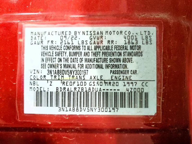 2022 Nissan Sentra მანქანა იყიდება აუქციონზე, vin: 3N1AB8DV5NY300197, აუქციონის ნომერი: 52428006