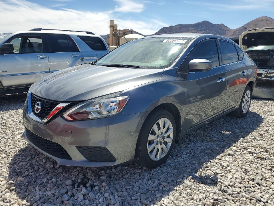 52356626 :رقم المزاد ، 3N1AB7AP8KY447092 vin ، 2019 Nissan Sentra مزاد بيع