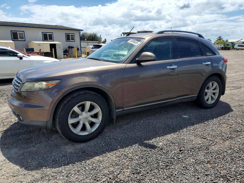 55096636 :رقم المزاد ، JNRAS08U54X108410 vin ، 2004 Infiniti Fx35 مزاد بيع