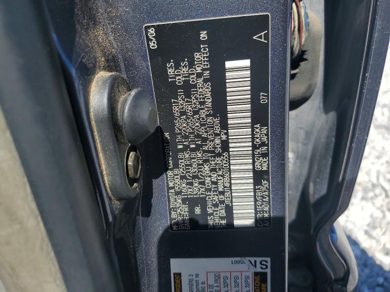 Продаж на аукціоні авто 2006 Toyota 4runner, vin: JTEBU14R860100556, номер лоту: 55047846