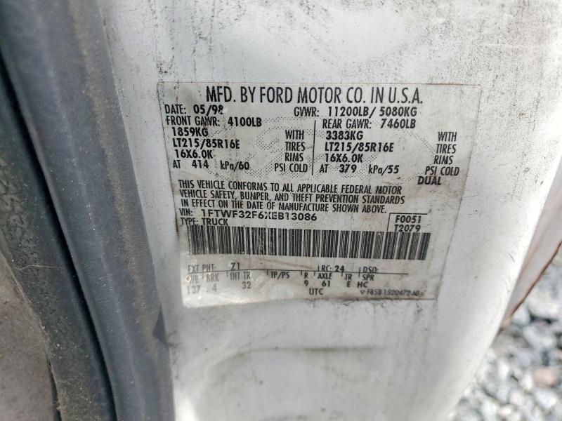 Продаж на аукціоні авто 1999 Ford F350, vin: 1FTWF32F6XEB13086, номер лоту: 55013166