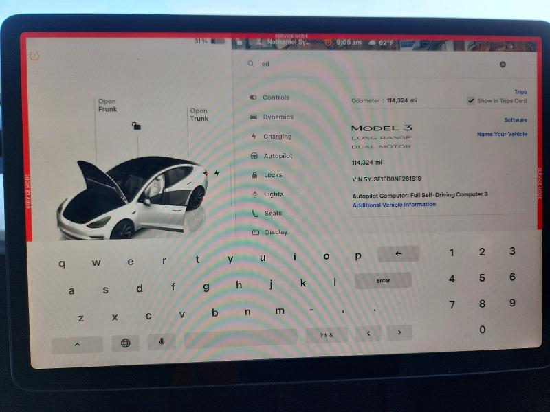 Aukcja sprzedaży 2022 Tesla Model 3, vin: 5YJ3E1EB0NF261619, numer aukcji: 52360936