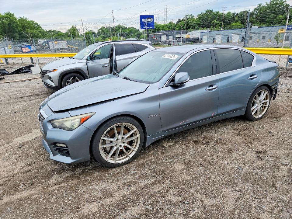 Auction sale of the 2014 Infiniti Q50 Hybrid, vin: JN1AV7AR5EM701048, lot number: 54186826