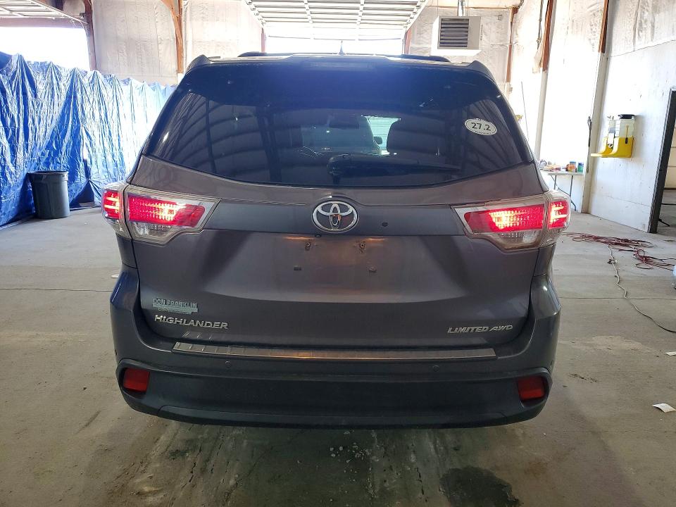 Продажа на аукционе авто 2016 Toyota Highlander, vin: 5TDDKRFH5GS273360, номер лота: 52375326