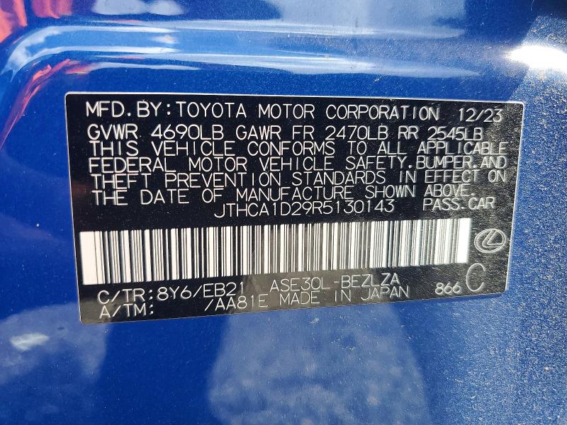 Продажа на аукционе авто 2024 Lexus Is 300, vin: JTHCA1D29R5130143, номер лота: 58794536
