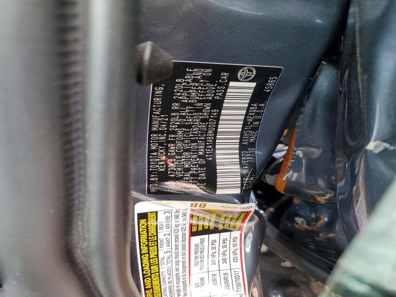 54584026 :رقم المزاد ، 4T1EA1AB8MU007149 vin ، 2021 Toyota Avalon مزاد بيع