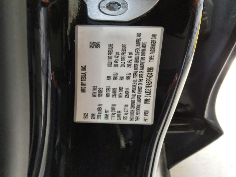 Aukcja sprzedaży 2023 Tesla Model 3, vin: 5YJ3E1EA6PF434196, numer aukcji: 53736086