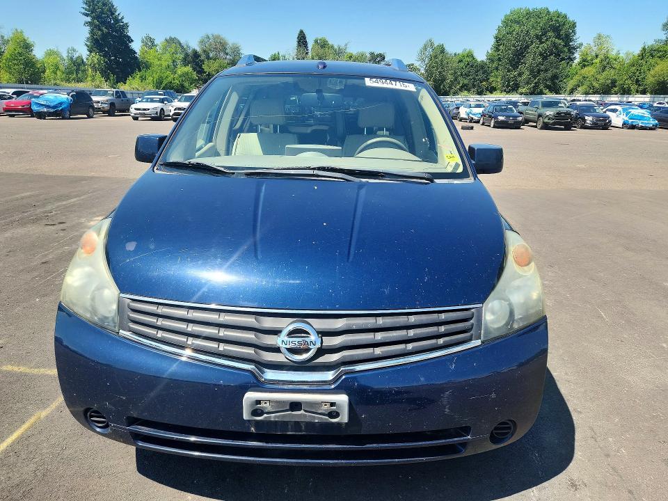 54944716 :رقم المزاد ، 5N1BV28U97N142367 vin ، 2007 Nissan Quest مزاد بيع