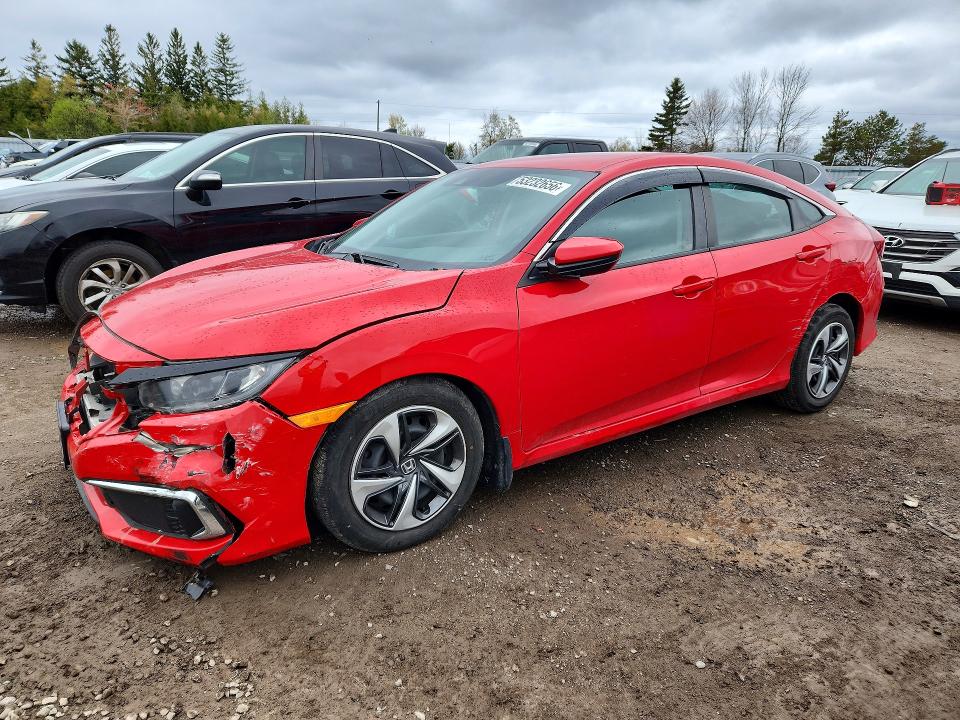 2020 Honda Civic მანქანა იყიდება აუქციონზე, vin: 2HGFC2F57LH006833, აუქციონის ნომერი: 53232656