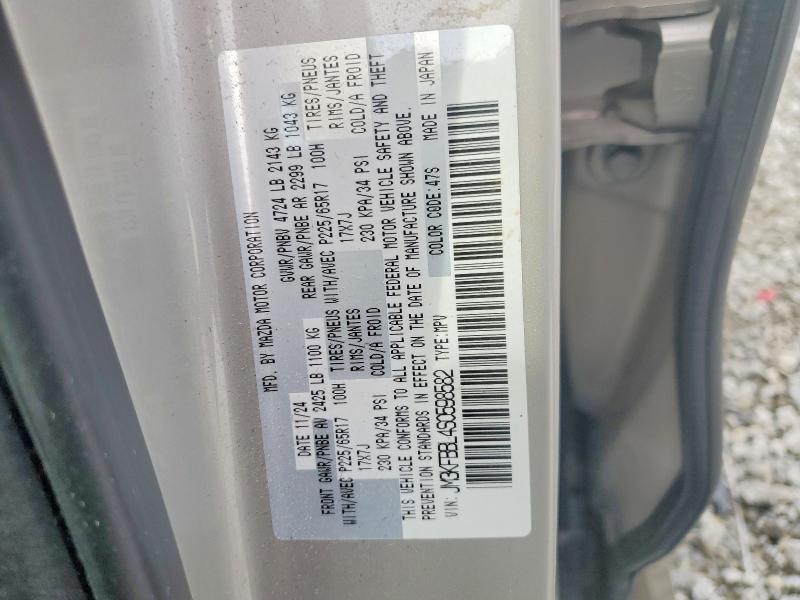 Продаж на аукціоні авто 2025 Mazda Cx-5, vin: JM3KFBBL4S0598582, номер лоту: 52760696