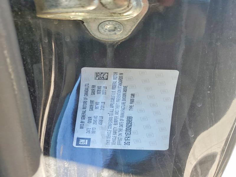 2013 Chevrolet Camaro მანქანა იყიდება აუქციონზე, vin: 2G1FA1E33D9239899, აუქციონის ნომერი: 53261536