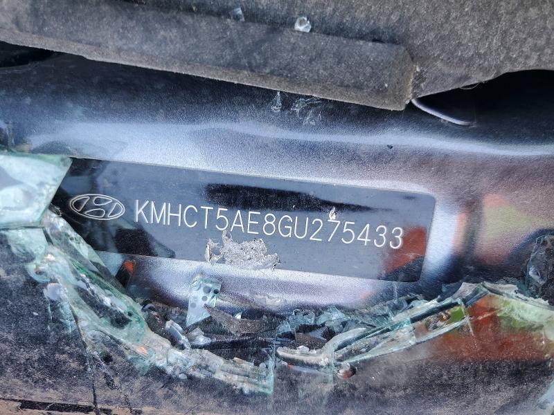 2016 Hyundai Accent მანქანა იყიდება აუქციონზე, vin: KMHCT5AE8GU275433, აუქციონის ნომერი: 52758166