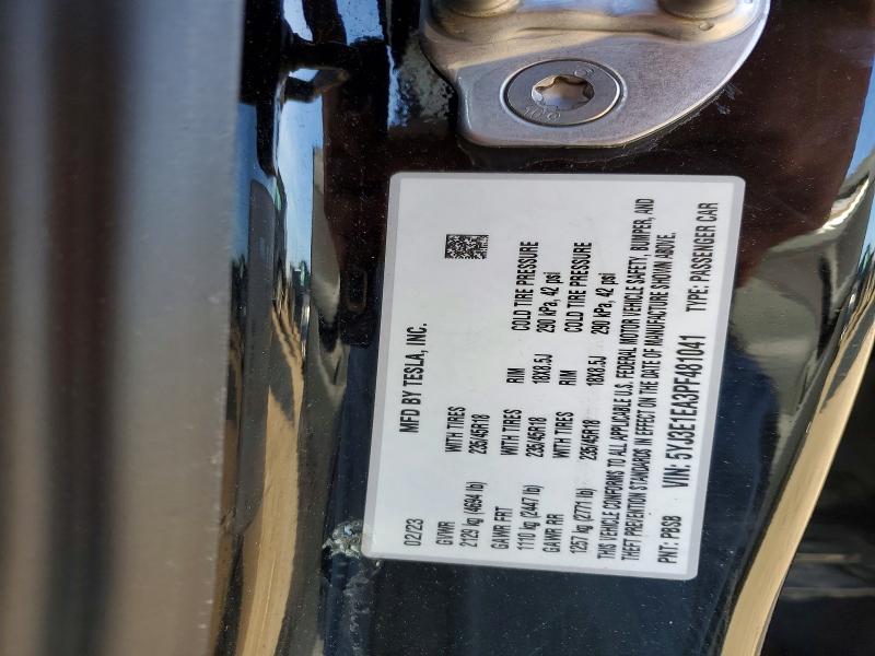 Продаж на аукціоні авто 2023 Tesla Model 3, vin: 5YJ3E1EA3PF481041, номер лоту: 52806896