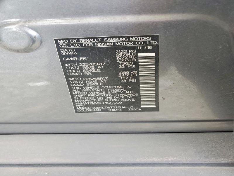 Продаж на аукціоні авто 2017 Nissan Rogue, vin: KNMAT2MVXHP527009, номер лоту: 54449706