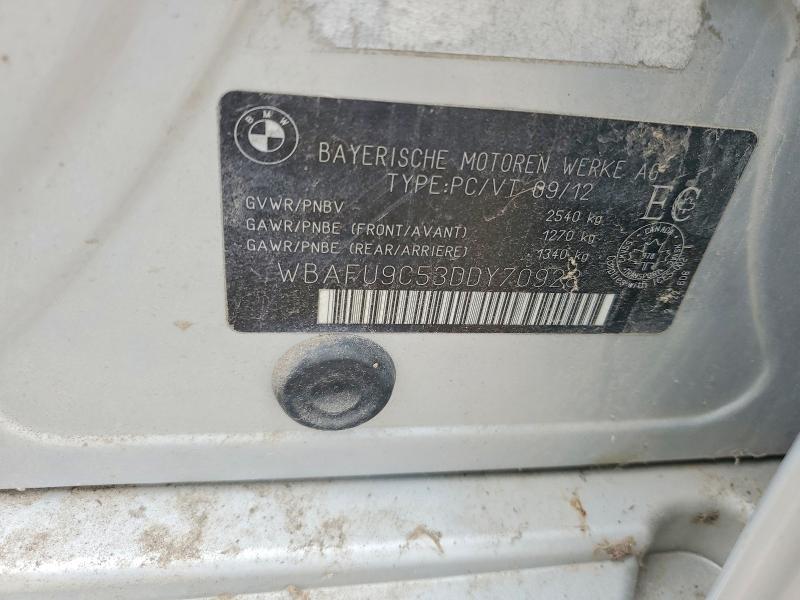 Продаж на аукціоні авто 2013 Bmw 550, vin: WBAFU9C53DDY70928, номер лоту: 52092066