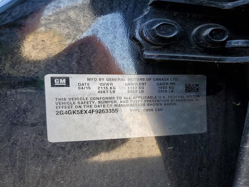 Aukcja sprzedaży 2015 Buick Regal, vin: 2G4GK5EX4F9263355, numer aukcji: 53253516