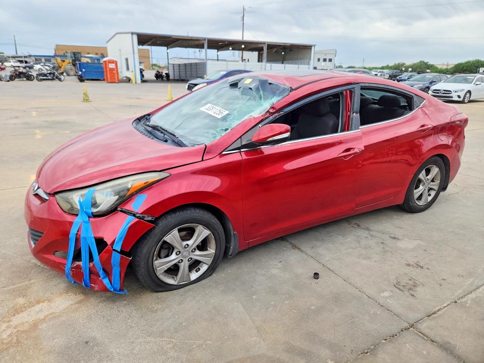 53811256 :رقم المزاد ، KMHDH4AEXGU547688 vin ، 2016 Hyundai Elantra مزاد بيع